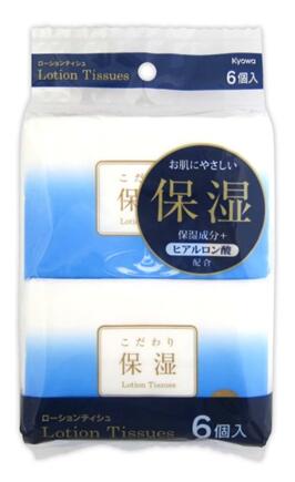 【楽天市場】ヒアルロン酸配合 ローションティッシュ10組(20枚)×6個入 60点セット 19-063 大量注文可能100円均一 100均一