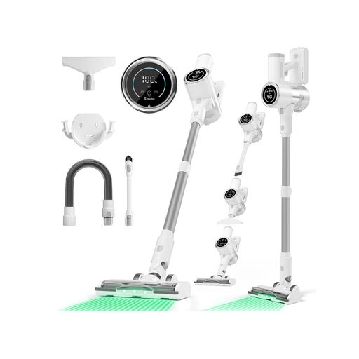 Hearten 掃除機 コードレス 【90KPaの超強力吸引力、400Wブラシレスモーター、低騒音、連続65分使用可能】｜HappyMasaya