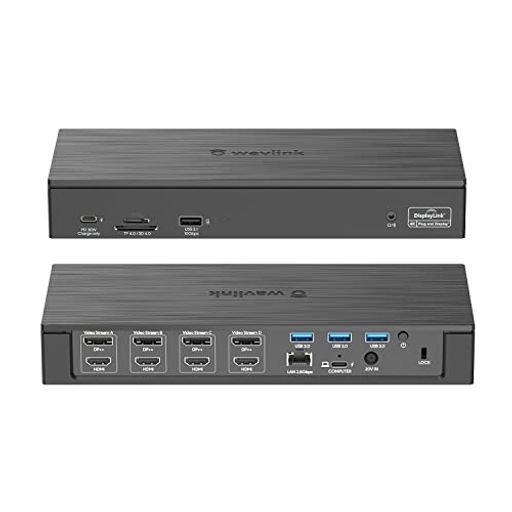 Wavlink USBC デュアル5Kユニバーサルドッキングステーション USB C PCドック(Thunderbolt 3)4xDP、4xHDMI、2.5Gイーサネット、100W PD(ホスト)、3xUSB 3.0｜HappyMasaya