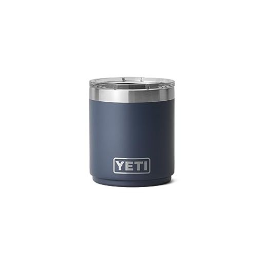 YETI (イエティ) Rambler 10オンス 積み重ね可能 ローボール 2.0 真空断熱 ステンレススチール マグスライダー蓋付き ネイビー｜HappyMasaya