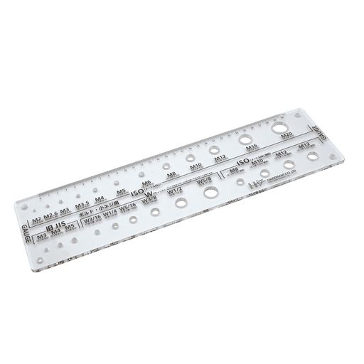 ダイドーハント アクリルねじチェッカー (ボルト・小ねじ用) 1個入り 識別/測定/判定 (daidohant) 00092602|HappyMasaya
