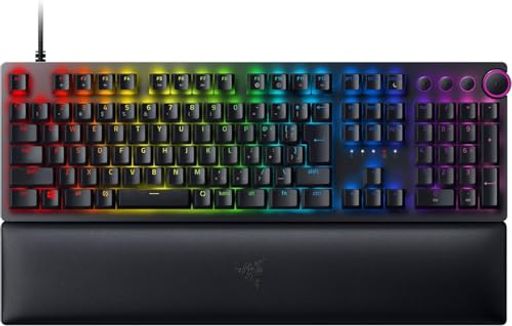ゲーミングキーボード Huntsman V2 JP Linear Optical Switch 日本語 JP配列 オプティカルスイッチ リニア触感 静音 ダブルショット PBT キーキャップ リストレスト Chroma RGB|HappyMasaya