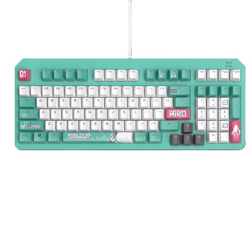 TUF Gaming x 初音ミクエディション/ASUS ゲーミングキーボード/TUF Gaming K3 Gen II Hatsune Miku Edition / 97キーレイアウト /|HappyMasaya