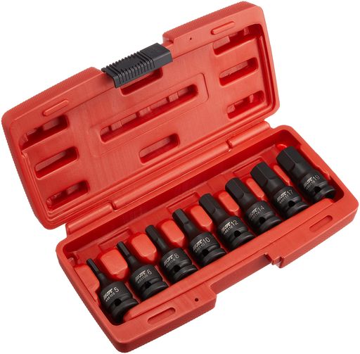 JTC 12.7mmインパクト6角ソケットセット 12.7mm 6角 ビット ヘキサゴン ソケット 8pcs セット JTCJ408H｜HappyMasaya