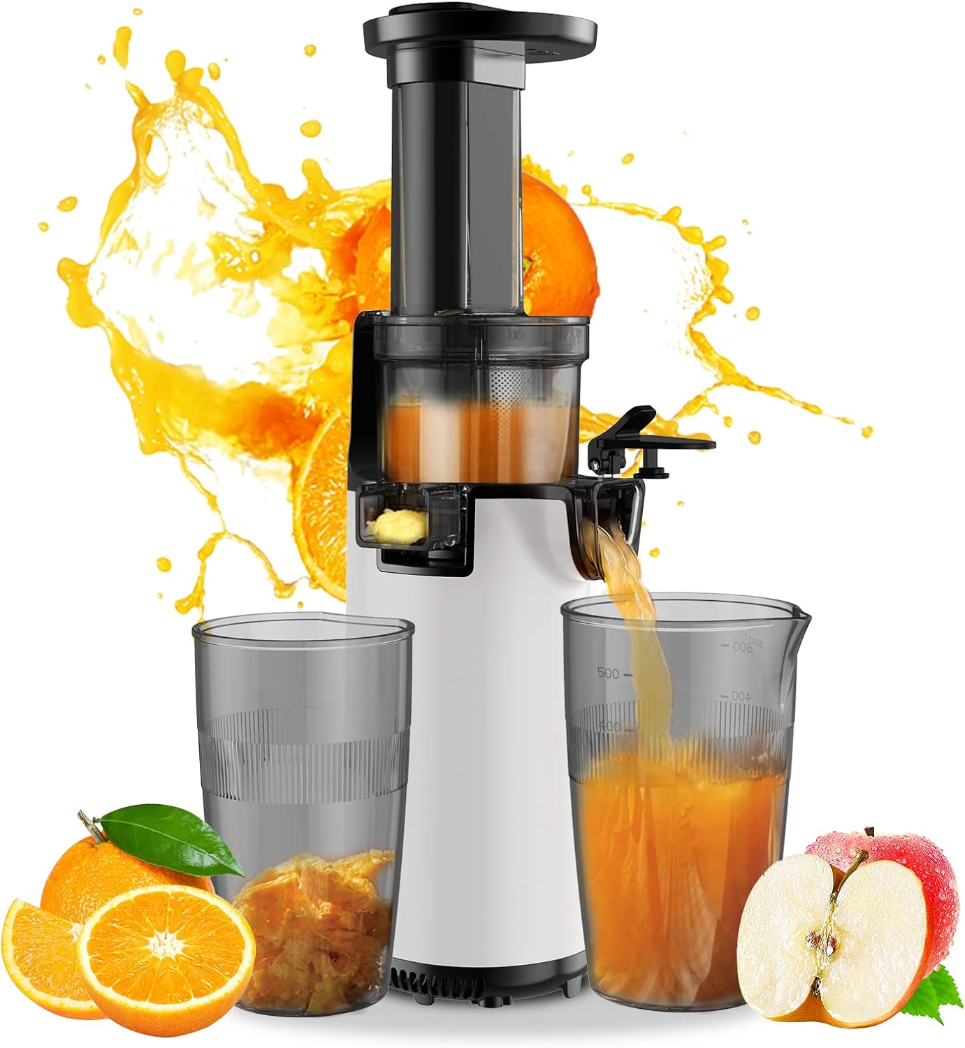 楽天市場】Fretta ジューサー 10.8cm広い投入口 1L大容量 スロー