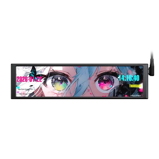 A.JAZZAKP02DIY9.2inLCDPC取り合わせ管する1920x464IPS高明快さ500シーディー/m2軽銀アロイ筐体事あたらしいホンブルグ帽連絡カスタマイズ能力のあるな壁紙/映像周囲の状況中央処理装置/GPU/網状組織等リアルタイム監督すること パソコン・周辺機器-ディスプレイ