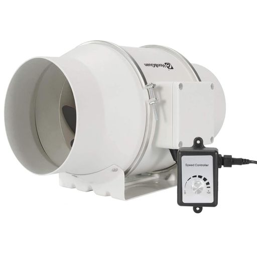 ダクトファン 200mm 無段階調速スイッチ付き 100~120V ダクトファン 200mm 無段階調速スイッチ付き 100~120V