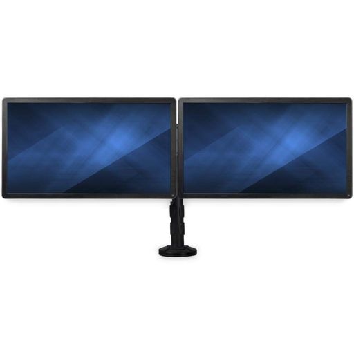 StarTech.com デュアルモニターアーム 13-27インチモニタに対応 VESA準拠 クランプ/グロメット固定方式 昇降デスクとの共用で疲労軽減 ARMBARDUOG｜Happy night Rainbow