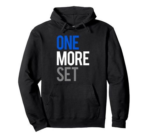 OneMoreSetベンチスクワットウェイトリフタートレーニングワークアウトジムパーカー