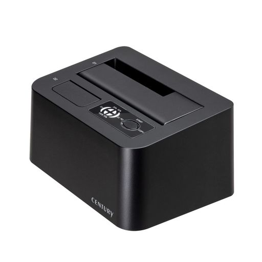 センチュリー裸族のお立ち台DJMIXM.2NVMeSSD&SATAHDD/SSDコピー機能搭載USB3.2Gen2クレードルCROSN2U32CP_FP