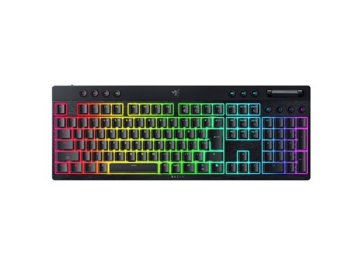 RazerレイザーBlackWidowV4Low-profileHyperSpeedJPYellowLinearSwitchゲーミングキーボードワイヤレス薄型イエローリニアメカニカルスイッチ2.4GHzBluetooth