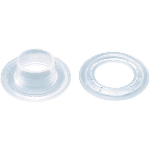 TRUSCO(トラスコ)両面ハトメプラスチック製12MM15組入り口・入口x10PK【容れもの売りわたす】
