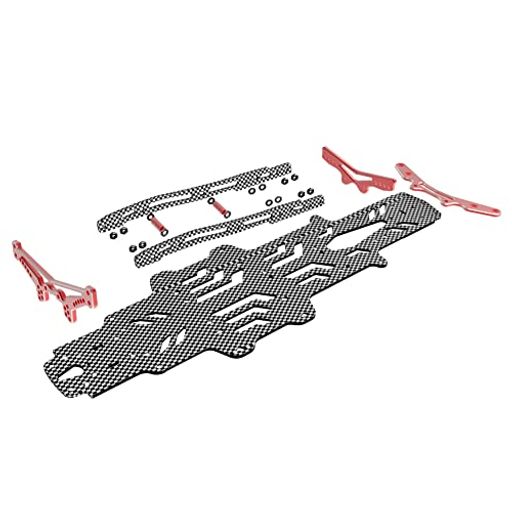 MSTRMX2.0SおよびRRX2.0S1:10RCドリフトカー用のカーボンファイバーおよびアルミニウム合金アップグレードキットシルバーSSGエディション