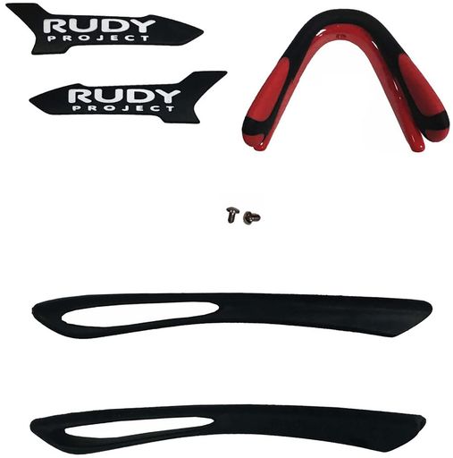ルディプロジェクト(RUDYPROJECT)スポーツサングラスアクセサリー部品TRALYXトラリクスクロマティックフルカスタムキットブラックレッドAC210113A