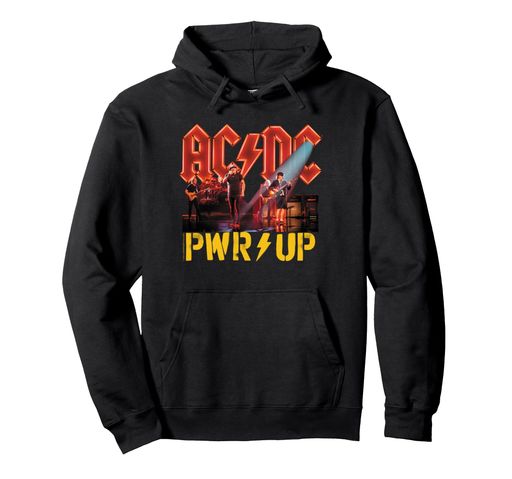 AC/DCロックミュージックバンドPWRUPステージライトパーカー