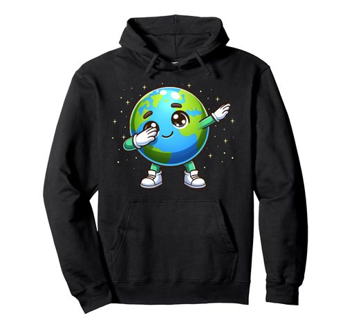 EarthDayPlanetEarthDabbingGlobeグラフィックパーカー