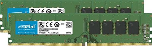 Crucial事務机とっ始め用増設記憶装置16GB(8GBx2枚)DDR43200MT/s(パソコン4-25600)CL22UDIMM288pinCT2K8G4DFS832A