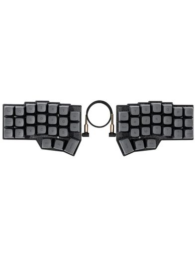 Corne 分離型キーボード 46キー 有線接続 RGBバックライト VIAL対応 キー再割当可能 MX互換 ホットスワップ|Happy night Rainbow