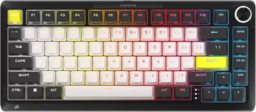 CORSAIR MAKR PRO 75 ホールエフェクトDIYゲーミングキーボード – カーボン CH-91CE21G-NA2|Happy night Rainbow