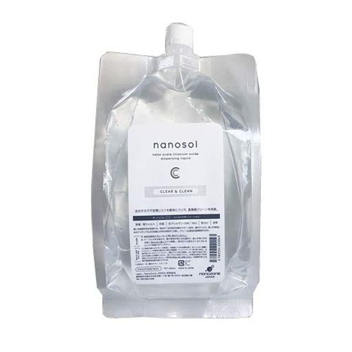 ナノソルcc 1000ml×3レフィル 楽天市場】nanosolナノソルCC1000mlレフィル酸化チタン配合 : アクア