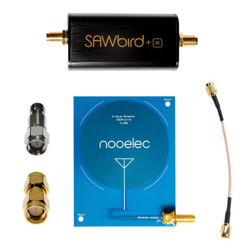 Nooelecアクティブイリジウム受信バンドル-LNA&フィルターモジュール、高利得(3.1dBi)1620MHzパッチアンテナ、SMADCブロック、ケーブル&アダプターを含むほとんどのSDRと互換性があります!