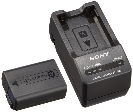 ソニー(SONY)カメラ用バッテリー+チャージャーセットACC-TRW(Wバッテリー用)