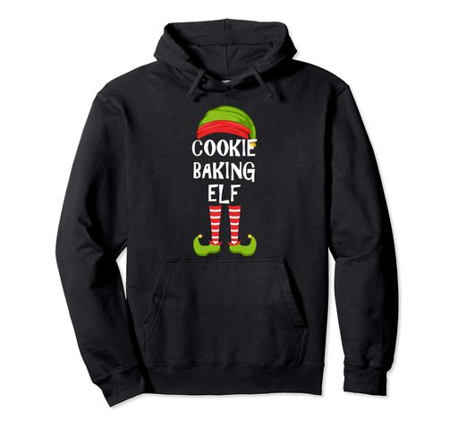 クッキー作りエルフお揃いファミリークリスマスパーティーパジャマパーカー