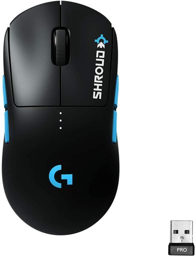 Logitech G ゲーミングマウス GPRO HERO SHROUD(シュラウド) EDITION 無線電話 FPS向け 80g 軽さ 決定づける対称性 HERO検知器 POWERPLAY無線電話申し受ける相応う LIGHTSYNC RGB