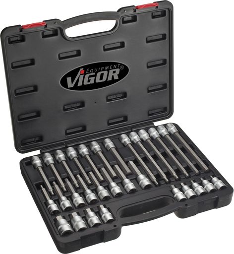 VigorV1919アレンキービットセット12.5ミリメートル(0.5インチ)のプラスチックケースで30個 6,696円