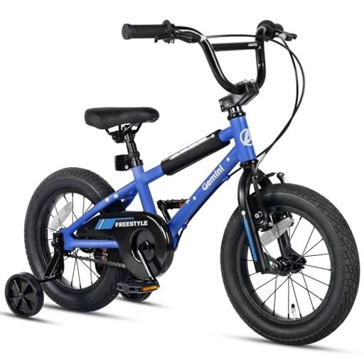【AVASTA】Gemini18インチ子供用BMX自転車かっこいい街乗りBMX自転車7歳8歳9歳11歳12歳幼児小学生男の子女の子こども乗り練習補助輪付きサイトスタントキックスタンド前後輪ブレーキ付き保護…