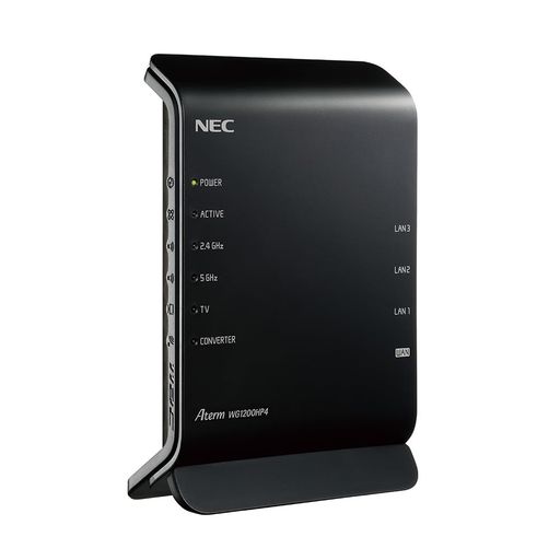 NEC 11ac相応う 867+300Mbps 無線電話ローカルエリアネットワークルーター PA-WG1200HP4