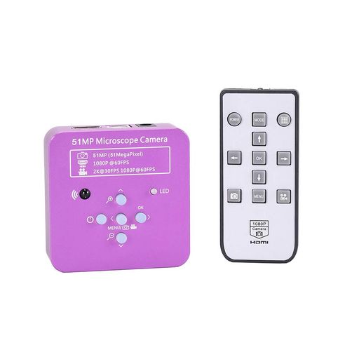 51MP 1080P 60FPS HDMI 及び USB HD産業顕微鏡カメラUSB顕微鏡カメラ CSブラケット 工業カメラ、教育、研究、ジュエリー検定,PCB修理等適用|Happy night Rainbow