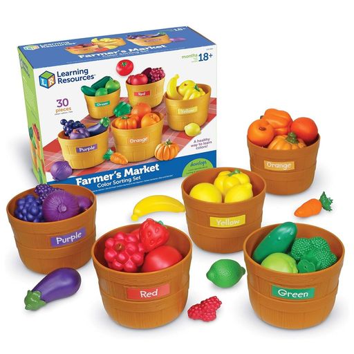 ラーニングリソーシーズFarmer’sMarketColorSortingSetLER3060 おもちゃ-その他-知育玩具・学習玩具