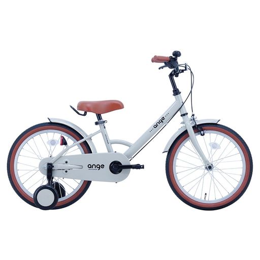 サカイサイクル(SAKAICYCLE)アンジーキッズ銀輪赤ちゃん赤ちゃん用キッズバイク助けること輪つきカゴなし18inANGK18薄墨色