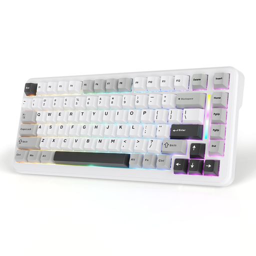 MAMBASNAKEM82HEラピットトリガーゲーミングキーボードメカニカル有線75%Type-CコンパクトRT0.1mm8000hzRGBバックライトUSB磁気スイッチキーボード82キー0.125msディレイダブル