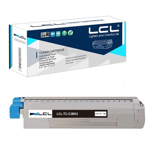 LCL OKI用 TC-C3B TC-C3B2 TC-C3BK2 大容量 10000枚 C844dnw C835dnwt C835dnw 互換トナーカートリッジ (1パック ブラック) 対応機種:OKI C844dnw C835dnwt C835dnw｜Happy night Rainbow