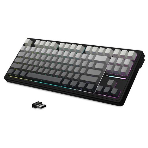 MAMBASNAKExATTACKSHARKM87PROV2メカニカルゲーミングキーボードコンパクト80%87キーPBT側刻スタイルキーキャップ3つ接続モードBluetooth5.0/2.4Ghz/Type-Cアンチゴースト 9,022円