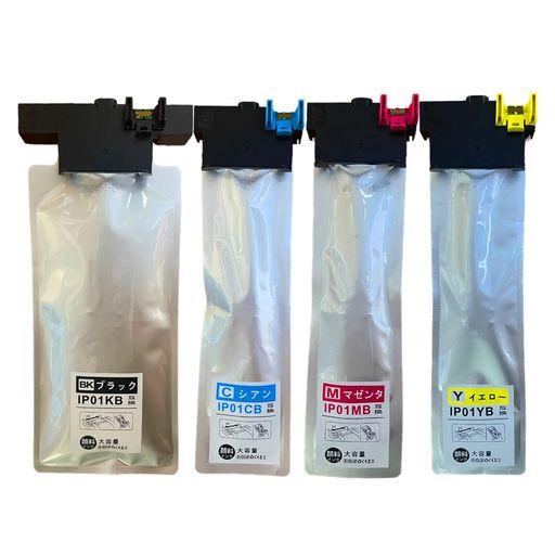 [W-Print]エプソン対応IP01B互換インクパックインクカートリッジ増量版BK/C/M/Y4色セットPX-M884F/PX-S884/PX-S885/PX-M885F/PX-M884FC0/PX-S884C0対応