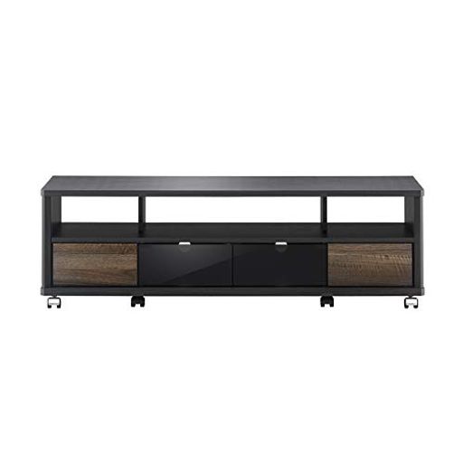 朝日木材加工 テレビ台 EE style 52型 幅120cm アッシュグレー キャスター付き AS-EE1200｜Happy night Rainbow 18,626円
