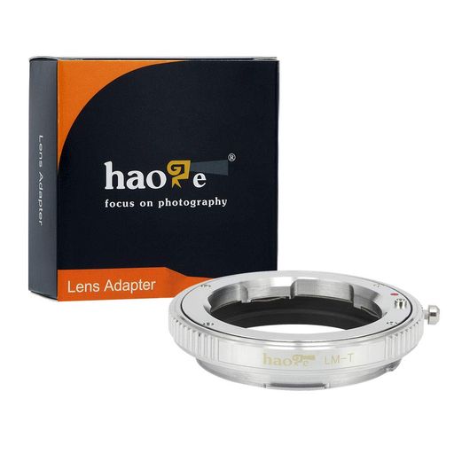 HaogeマニュアルレンズマウントアダプターLeicaライカMLM、ZeissカールツァイスZM、VoigtlanderフォクトレンダーVMレンズからLeicaライカLマウントカメラまでTTyp701Typ701