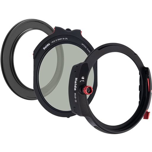 Haidaフィルターセット-PLフィルター72mmアダプターリング付き100mmフィルター用フィルターホルダーM10/M10-IIシリーズ用