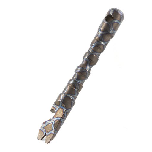 HamansTitaniumAlloyEDCPryBarwithBottleOpenerScrewdriverFunctionMultiTool(多色)