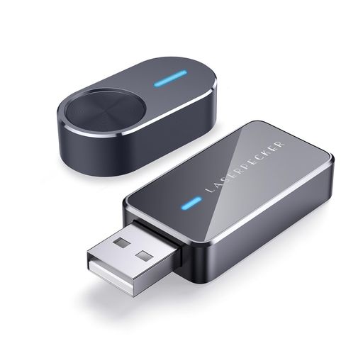 LaserPecker レーザー彫刻機 専用 bluetooth アダプタとバッチ彫刻ボタン レーザーペッカー レーザー加工機 PC接続用アダプタと一括彫刻用ボタン LP2&LP3に対応|Happy night Rainbow