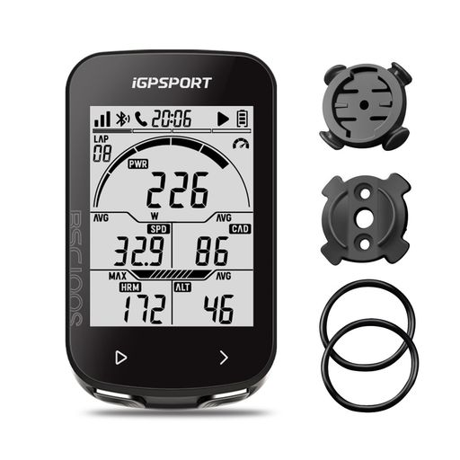iGPSPORTBSC100SサイクルコンピュータGPSサイコン自転車スピードメーターBluetooth5.0&ANT+対応ワイヤレスケイデンス・スピードセンサー&パワーメーターType-C高速充電と2.6インチ大型LCD