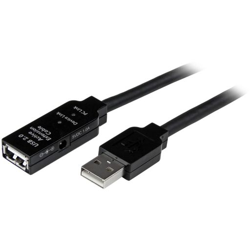 StarTech.comUSB2.0活動的取りひろげる有線テレビ5mType-A(雄)-Type-A(刃針)USB2.0リピータケーブルUSB2AAEXT5M