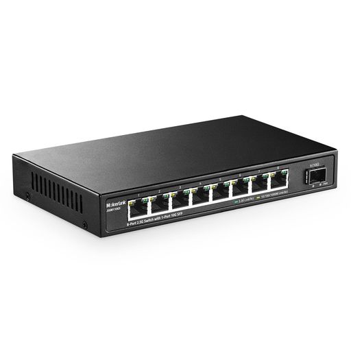 MokerLink 8 Port 2.5G Ethernet Switch with 10G SFP, 8 x 2.5G Base-T Ports Compatible with 10/100/1000Mbps, Metal Unmanaged｜Happy night Rainbow 7,912円