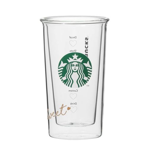 スターバックススタババレンタイン2023耐熱ダブルウォールグラス355ml