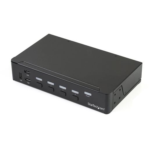 StarTech.com4ポートDisplayPortKVMスイッチ(4K対応)ディスプレイポート接続CPU・PCパソコン切替器3ポートUSB3.0ハブSV431DPU3A2