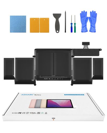 ASMARK MacBook Pro A1502 バッテリー 交換 適用 13インチ (Early 2015,Mid 2014,Late 2013) A1493/A1582 Battery バッテリー Retina 13-inch|Happy night Rainbow