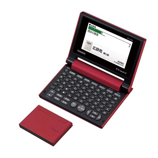 カシオ 電子辞書 エクスワード コンパクトモデル XD-C400RD レッド 40コンテンツ|Happy night Rainbow